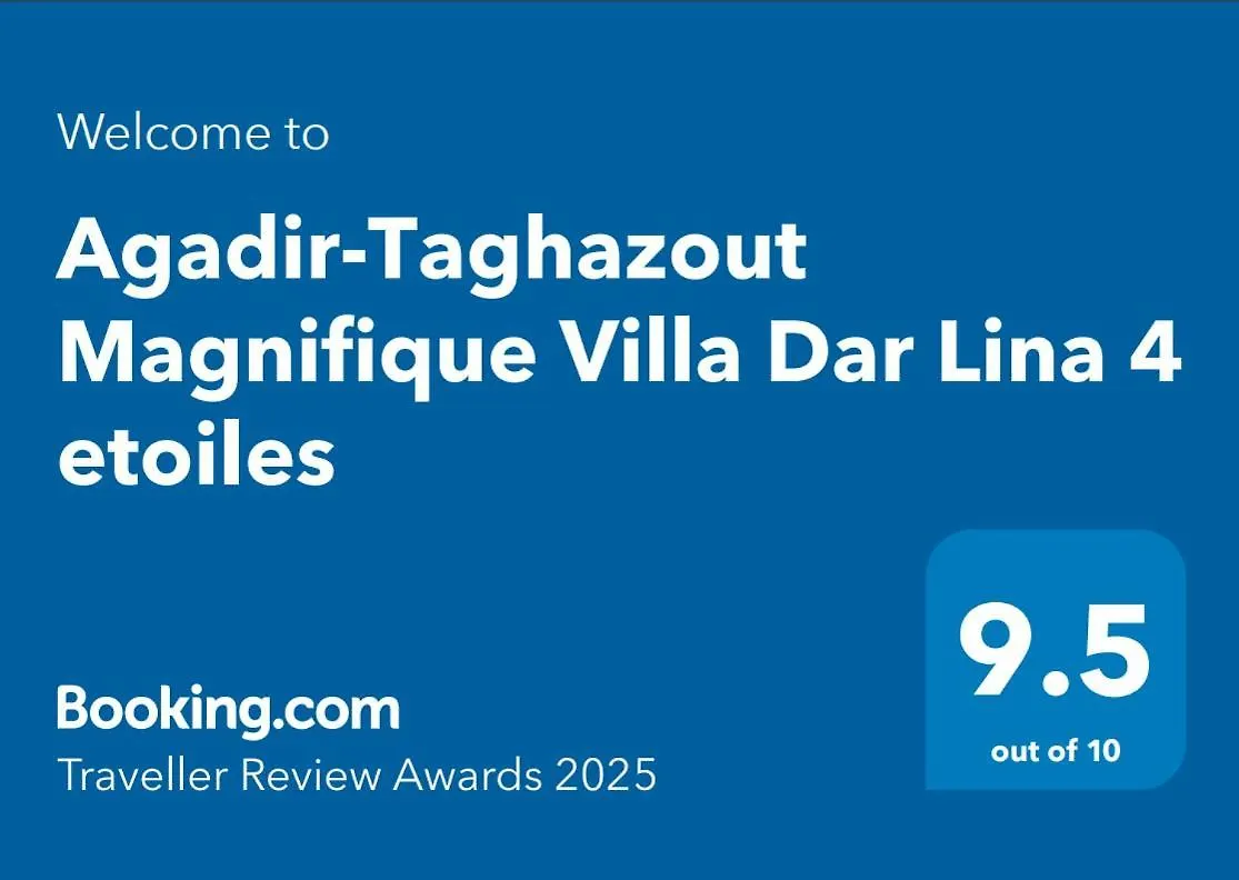 Agadir-Taghazout Magnifique Villa Dar Lina 4 Etoiles Agadir